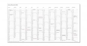 Compact Formblätter Jahresübersicht 2023 / Tage 
