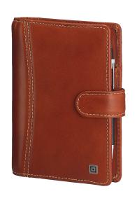 Compact Ringbuch Montana mit Verschlusslasche, braun 