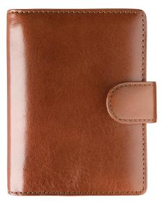 Senior Manager Plus Deluxe Ringbuch Leder cognac offen 